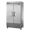 True T-43F-HC Freezer, reach-in, two-section, -10øF, stainless steel doors, (6) PVC coated adj