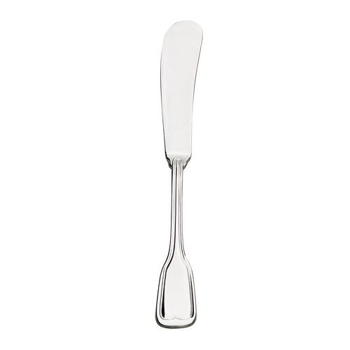 Browne 502222 Lafayette Butter Spreader, 7 in , bent, 18/0 stainless steel, mirror finish