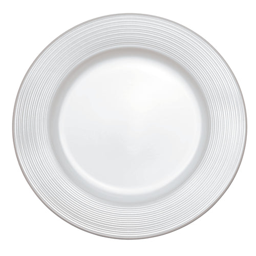 Villeroy Boch 16-4008-2810 Platter, 13 in , round, wide rim, dishwasher/microwave/salamander safe, bone chi