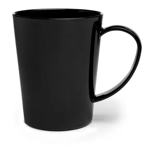 Carlisle 4306803 | Mug 12 oz. | Easy Grip Handle Black Tritan Plastic
