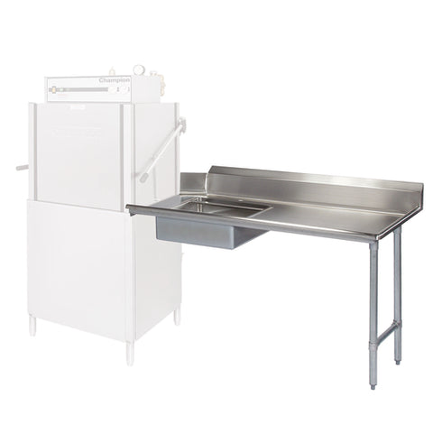 Tarrison TA-SDT36R Soiled Dishtable, straight design, 36 in W x 30 in D, right-to-left operation, 7