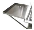 Omcan 21143 (21143) Drain Board, knockdown, for 24 in  x 24 in  sink, stainless steel, NSF