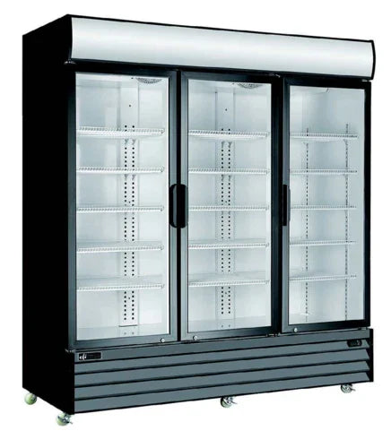 EFI C3-68GD | Versa Chill | Display Cooler 68in W (3) Swing Door Black