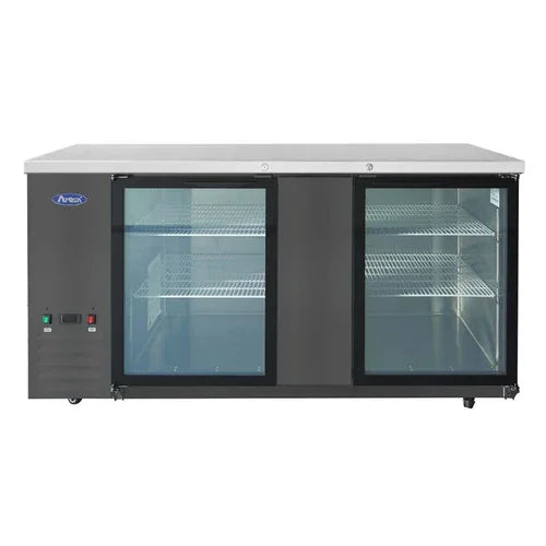 Atosa SBB69GGRAUS2 | Back Bar Cooler  Two-Section  68 in W x 24-1/2 in D x 40-1/8 in H