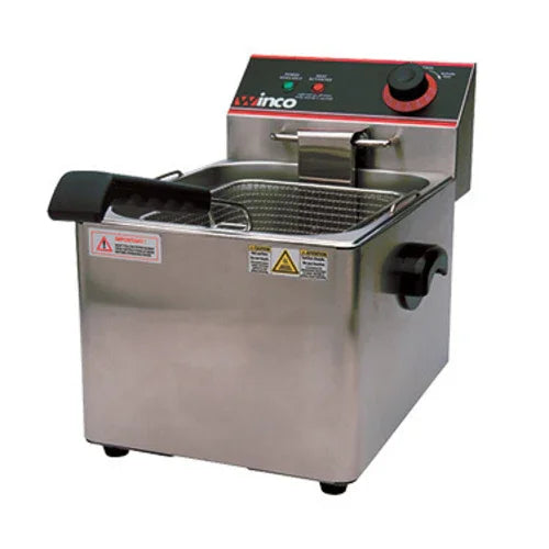 Winco EFS-16 | Deep Fryer Electric Countertop Single Well 16 lb Oil Capacity