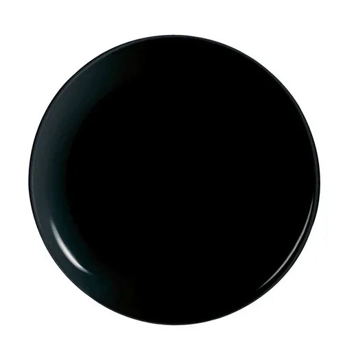 Arcoroc Evolutions Black 12.5" Pizza Plate (12/Case) | P1139