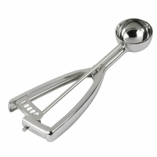 Vollrath 47157 | Disher | Size 40 Round Bowl Universal Squeeze Handle Stainless Steel
