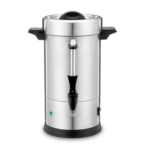 Waring WCU30 Coffee Urn, (30) 5 oz. cup capacity, dual heater system, boil dry protection, po
