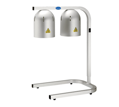 Globe  WL2 Chefmate Food Warming Lamp, freestanding countertop design, (5) adjustable heigh