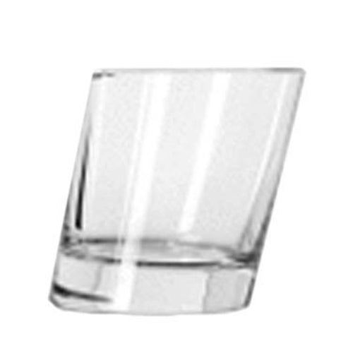 Libbey  11006821 Double Old Fashion Glass, 11-3/4 oz., Pisa (H 3-3/4 in  T 3-3/8 in  B 3-1/4 in