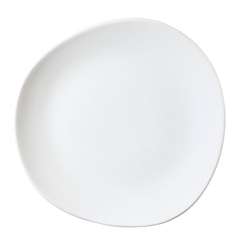 Churchill WH  OG111 Plate, 11 1/4 in  dia., round, organic shaped, microwave & dishwasher safe, cera