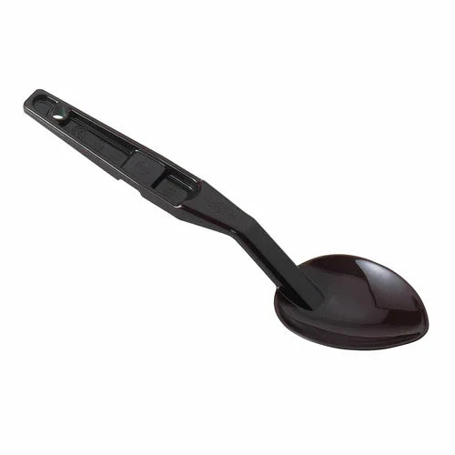 Cambro SPO11CW110 | Deli Spoon 11 in Solid Notched Back Polycarbonate Black