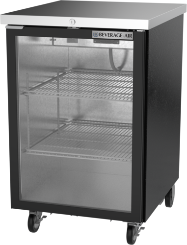Beverage Air BB24HC-1-G-B Refrigerated Back Bar Storage Cabinet, one-section, 24 in W, 37-3/4 in  H, 7.66