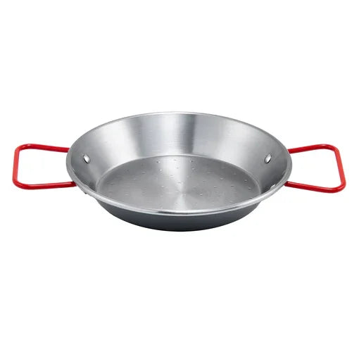 Winco CSPP-7 | Paella Pan 7-7/8 in dia. | Polished Carbon Steel Made in Spain