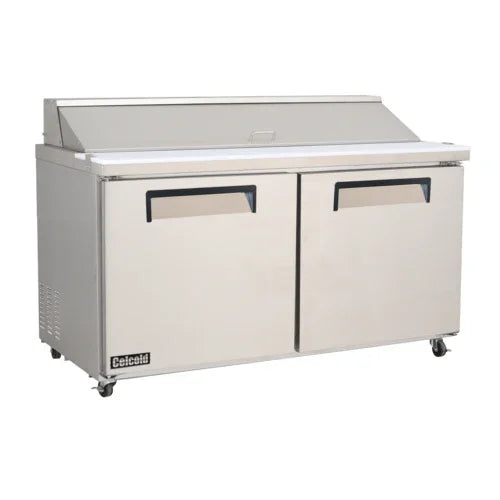 CELCOLD CSP6016 Refrigerated Sandwich and Salad Prep Table, 60 inches, 30.0 cu.ft.