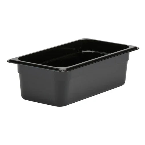 Cambro 34CW110 | Camwear Food Pan 3.8 qt 1/3 size polycarbonate black