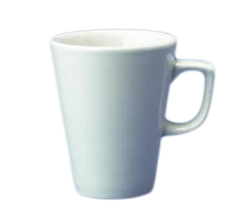 Churchill WH  ML101 Cafe Latte Mug, 10 oz., rolled edge, microwave & dishwasher safe, ceramic, eco g