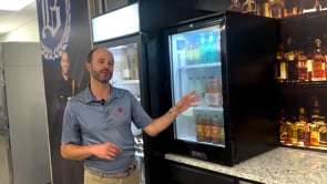 Beverage Air 21.4" Black Countertop Merchandiser Refrigerator, 5.9 cu. ft. | CT96HC-1-B