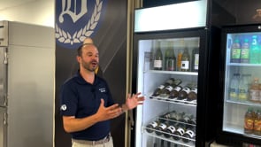 Beverage Air 27" MarketMax Glass Door Black Merchandiser Refrigerator, Bottom Mounted, 19.08 cu. ft. | MMR19HC-1-B