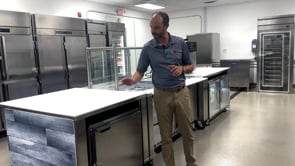 Beverage Air 60" Two Door Worktop Refrigerator, 14.75 cu. ft. | WTR60AHC