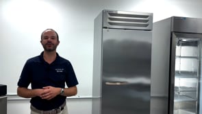 Beverage Air 52" Vista Series Two Section Solid Door Reach-In Refrigerator, Bottom Mounted, 46.15 cu. ft. | RB49HC-1S