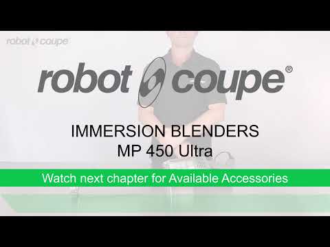Robot Coupe MP450 | Commercial Power Mixer | Hand Held 18 in Stainless Steel Shaft