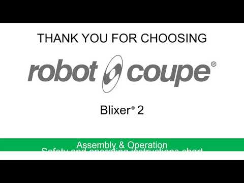 Robot Coupe BLIXER2 | Blixerr | Commercial Blender Mixer 2.9L Stainless Steel Bowl
