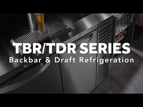 True TBR32-RISZ1-L-S-G-1 | 32" 1-Glass Door Stainless Steel Refrigerator