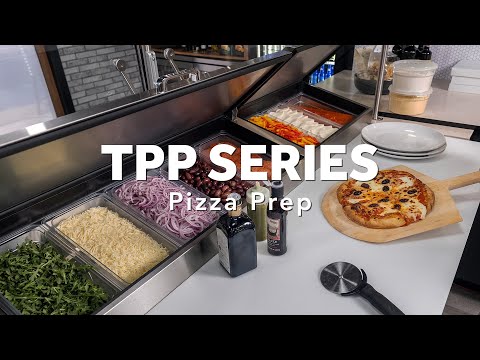 True TPP-AT-60D-2-HC | 60" 1-Door 2-Drawer Refrigerated Pizza Prep Table