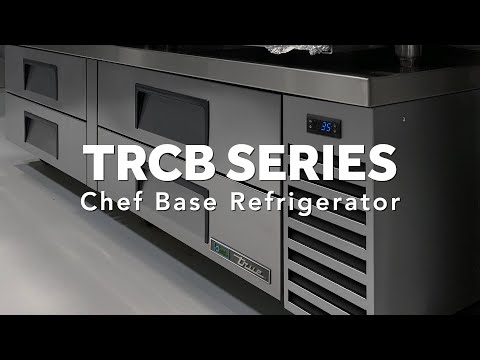 TRUE 82" 4-Drawer Refrigerated Chef Base, 17.5 cu. ft. | TRCB-82-HC