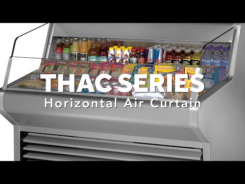 True THAC-48-S-HC-LD | 48" Air Curtain Merchandiser | 12 cu. ft.