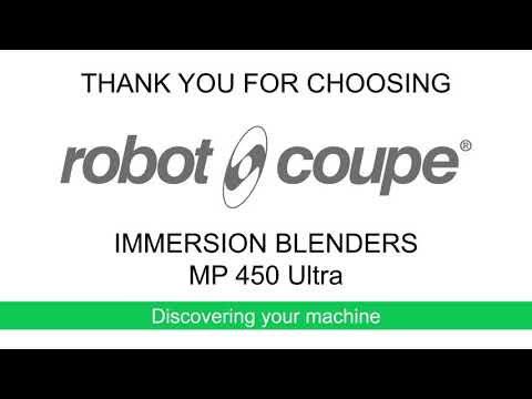 Robot Coupe MP450 | Commercial Power Mixer | Hand Held 18 in Stainless Steel Shaft