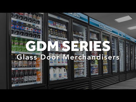 True G4SM-23-HC~TSL01 | 28" 1-Glass Door Four-Sided Glass Merchandiser | Bottom Mounted | 21.2 cu. ft.