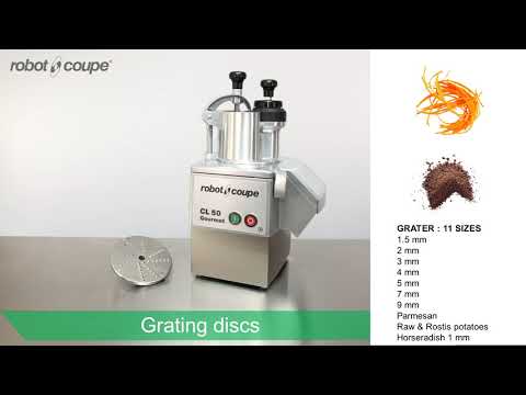 Robot Coupe CL50GOURMET | Commercial Food Processor | Vegetable Prep Attachment Set