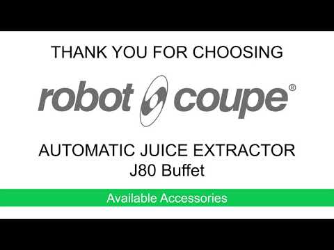 Robot Coupe J80 BUFFET table top centrifugal juicer for self-service and waste disposal