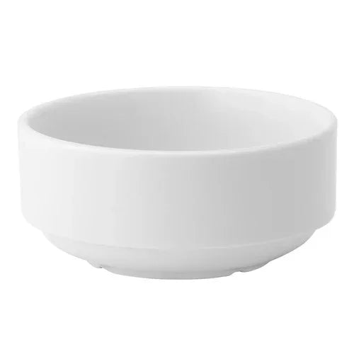 Pure White PWE30023 Soup Bowl 10 oz Round Stackable Microwave Safe