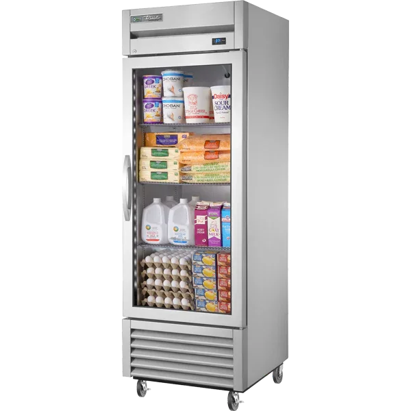 True TS-23G-HC~FGD01 | TS Series | 27" 1-Glass Door Refrigerator | Bottom Mounted | 20.8 cu. ft.
