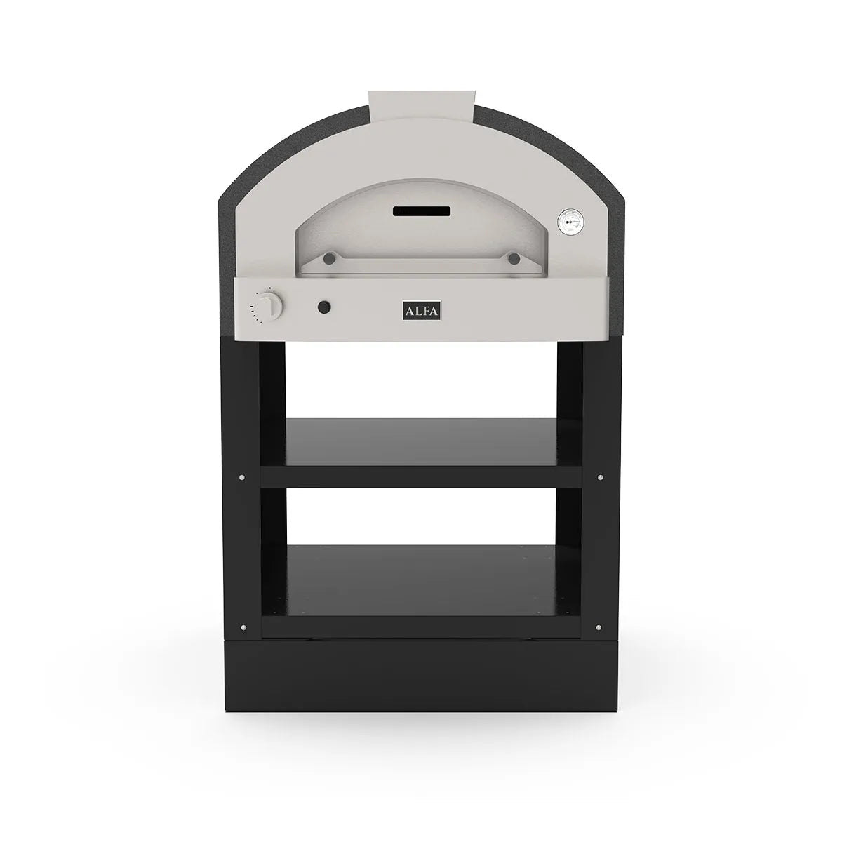 ALFA PROFESSIONAL Quick 2 Pizze Pizza Oven (Silver Grey)