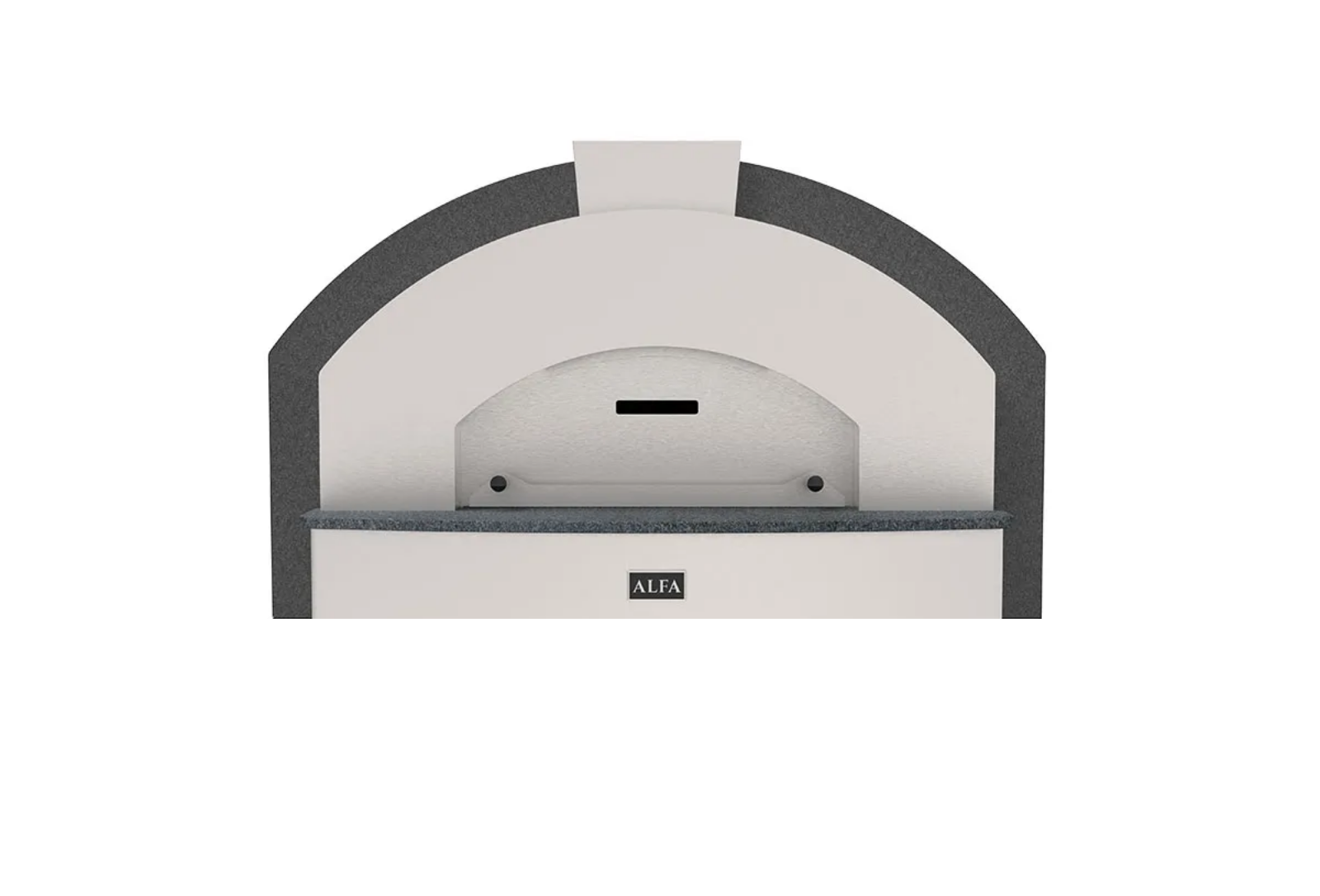ALFA PROFESSIONAL Quick 6 Pizze Pizza Oven (Silver Grey)