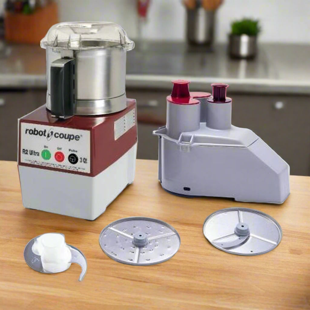Robot Coupe R2NCLR Commercial Food Processor with 3 Liter Polycarbonate Bowl