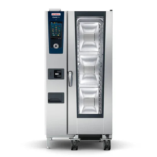 RATIONAL CF1GRRA.0000242 iCombi ProÂ® 20-Half Size Combi Oven Natural Gas