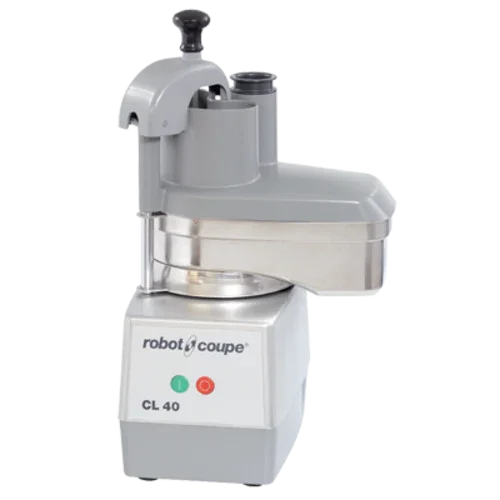 Robot Coupe CL40 Food Processor with Stainless Steel and Polycarbonate Vegetable Prep