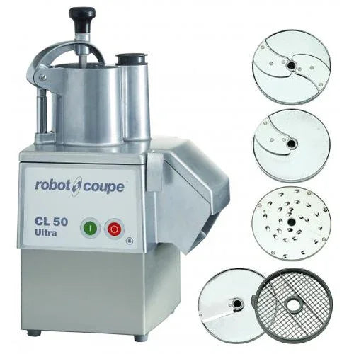 Robot Coupe CL50EUPIZZA commercial food processor and vegetable pack for pizza preparation