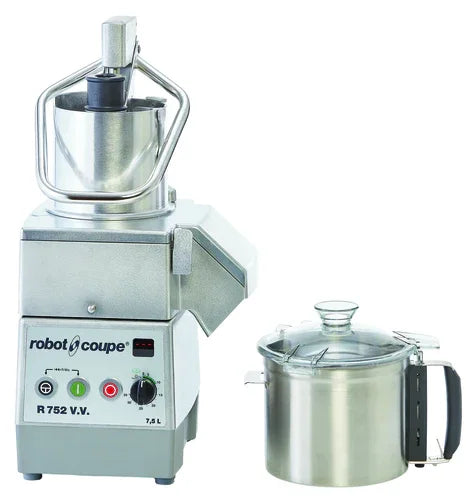 Robot Coupe R752VV Combination Food Processor with 7.5 Liter Stainless Steel Bowl