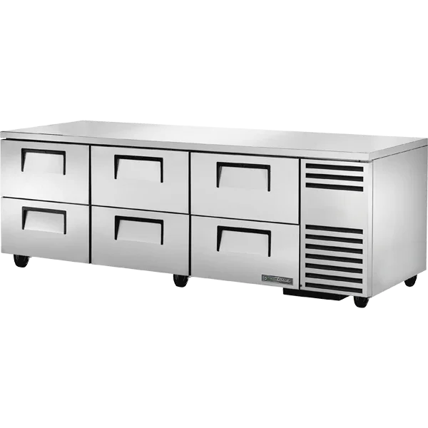 True TUC-93D-6-HC | 93" 6-Drawer Undercounter Refrigerator  35.2 cu. ft.