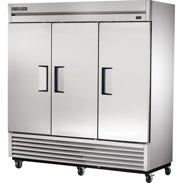 True T-72F-HC | T-Series  78" 3-Solid Door Reach-In Freezer -10°F 65.6 cu. ft.