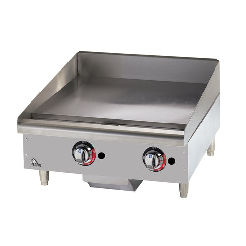 Star Mfg 624MF Star-Maxr Heavy Duty Griddle, gas, countertop, 24 in  W x 21 in  D cooking surfa
