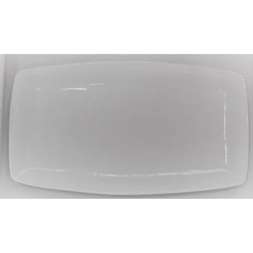 Continental 32CURV193 rectangular platter, 13-3/4 x 7-3/4 inches, scratch resistant