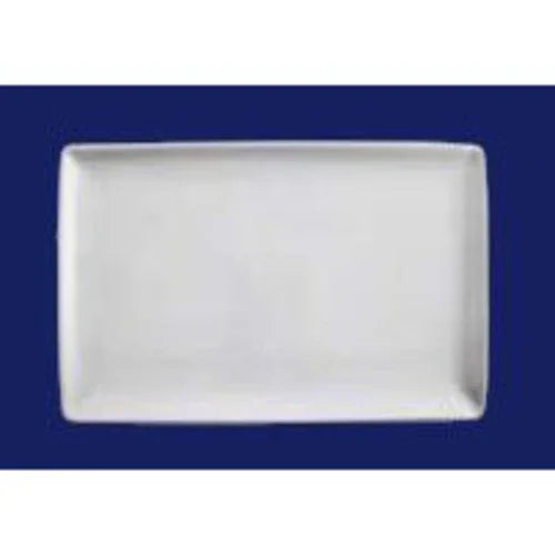 Continental 33RECT203 rectangular platter, 13-1/4 in x 8 in, scratch resistant, for oven and microwave