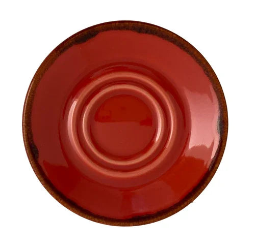 Continental 51RUS010-191 double-well saucer, 6-1/2 in diameter, oven and microwave safe